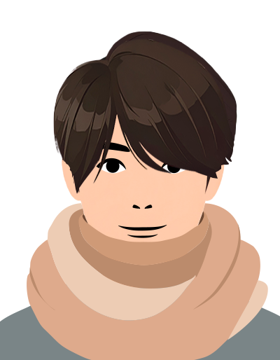 例：前髪やメガネのフレームが目にかかっているもの